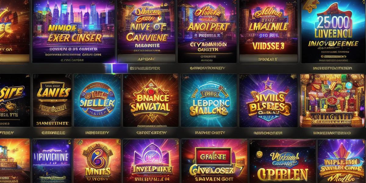 Which online casino game companies are leading the industry in innovation and entertainment?